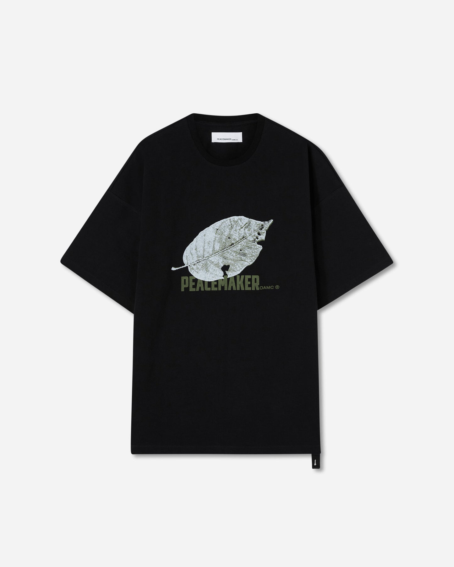 OAMC Peacemaker Peacemaker Leaf S/S Tshirt Black T-Shirts Top PCM1OT02QJE002099 BLK