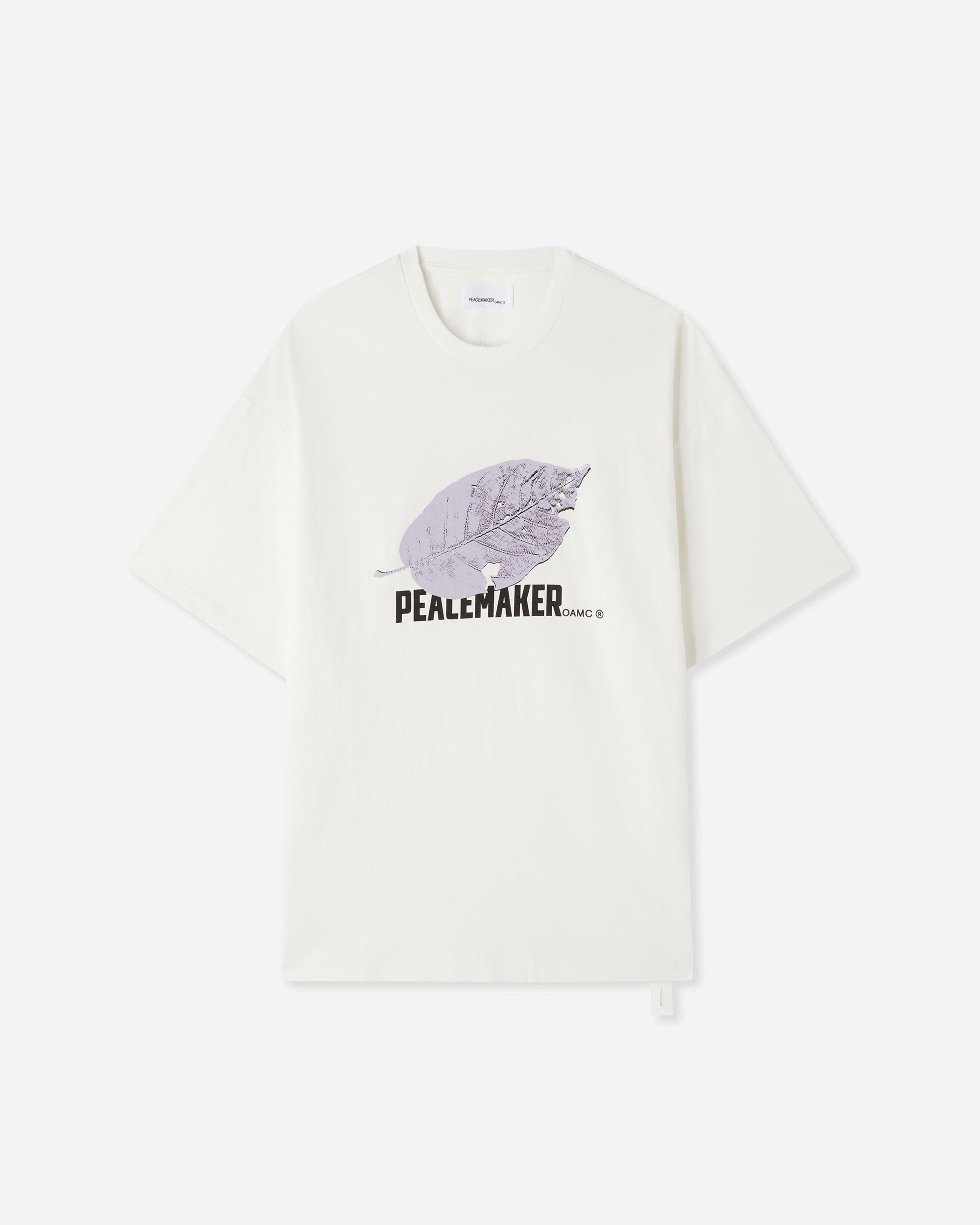 OAMC Peacemaker Peacemaker Leaf S/S Tshirt Snow White T-Shirts Top PCM1OT02QJE002002 WHT