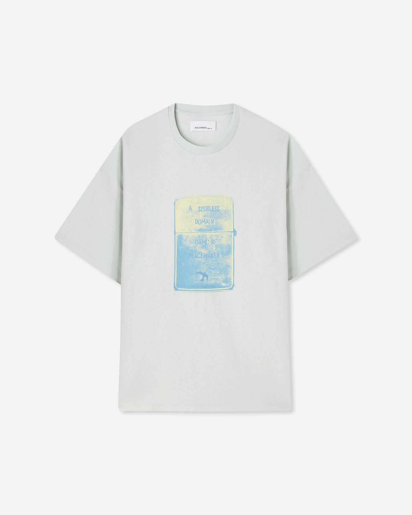 OAMC Peacemaker Peacemaker Lighter S/S Tshirt Ice Flow T-Shirts Top PCM1OT02RJE002091 ICE