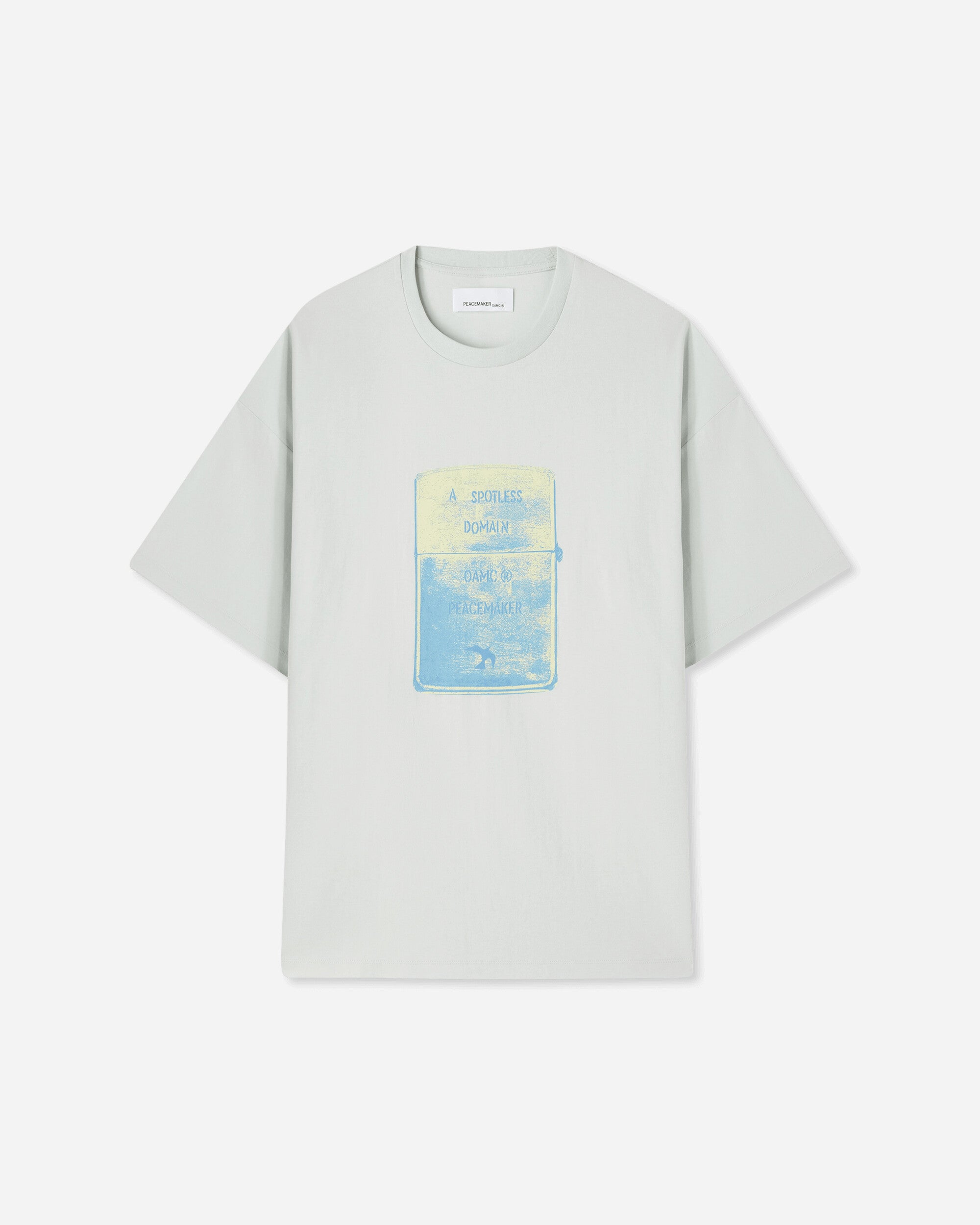 OAMC Peacemaker Peacemaker Lighter S/S Tshirt Ice Flow T-Shirts Top PCM1OT02RJE002091 ICE