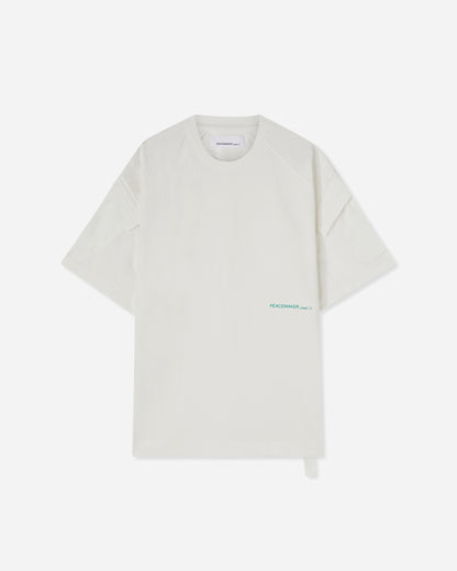 OAMC Peacemaker Peacemaker Sl Cargo Tee Snow White T-Shirts Top PCM1OT06AJE003002 WHT