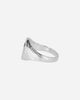 Octi Globe Signet W/Black Diamond (Exclusive) Silver Jewellery Rings GLR 001