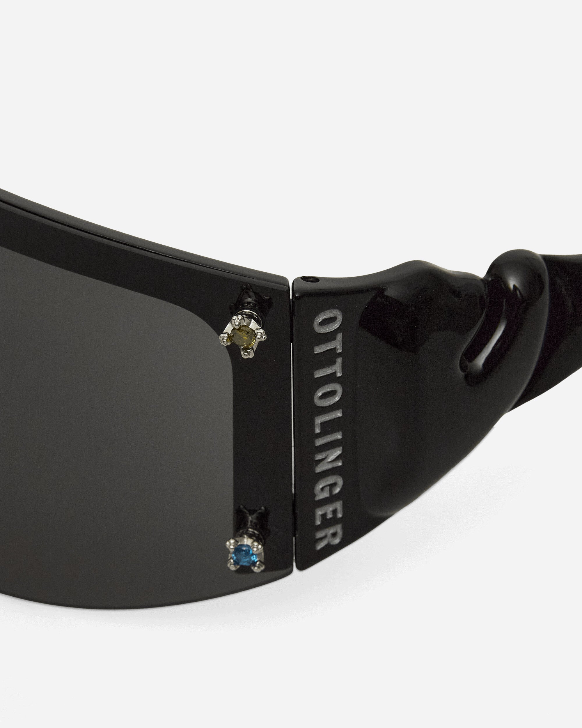 Ottolinger Wmns Gem-Stud Knotted Sunglasses Black Eyewear Sunglasses 127-900327-01 BLK