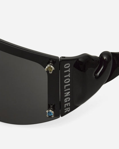Ottolinger Wmns Gem-Stud Knotted Sunglasses Black Eyewear Sunglasses 127-900327-01 BLK
