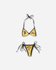 Ottolinger Bikini Set Yellow Black Yellow/Black Swimwear Bikinis 102-801828-02 YLWBLK