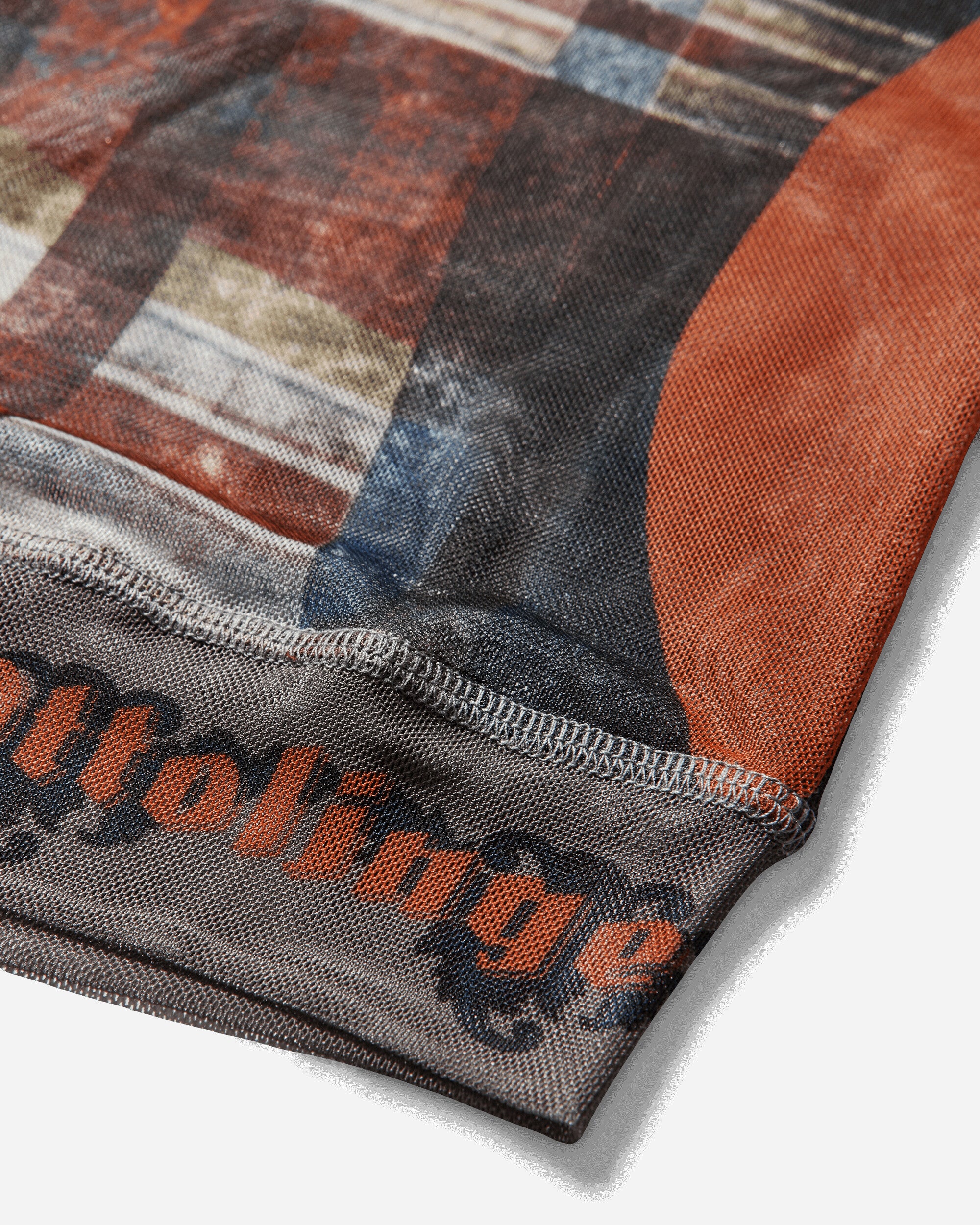 Ottolinger Wmns Mesh Hybrid Longsleeve Racing Plaid T-Shirts Longsleeve 101-107009-02 PRI