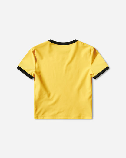 Ottolinger 2 Girls 1 Surfboard Tee Yellow Black Yellow/Black T-Shirts Shortsleeve 102-110103-02 YLWBLK