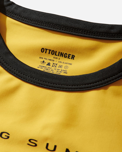 Ottolinger 2 Girls 1 Surfboard Tee Yellow Black Yellow/Black T-Shirts Shortsleeve 102-110103-02 YLWBLK