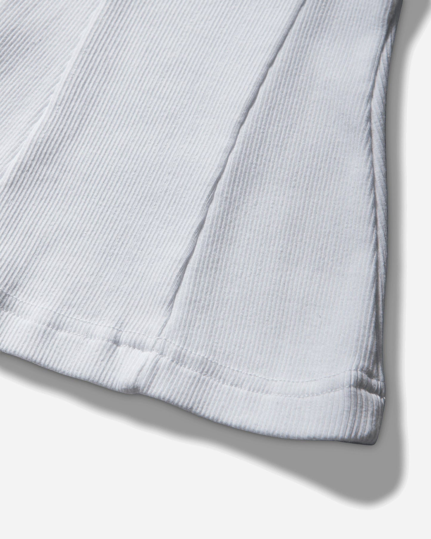 Ottolinger Split Racerback Rib Tank White White T-Shirts Shortsleeve 104-109403-01 WHT