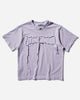Ottolinger Wmns Distressed Otto Fitted T-Shirt Purple T-Shirts Shortsleeve 2215014014 PRP