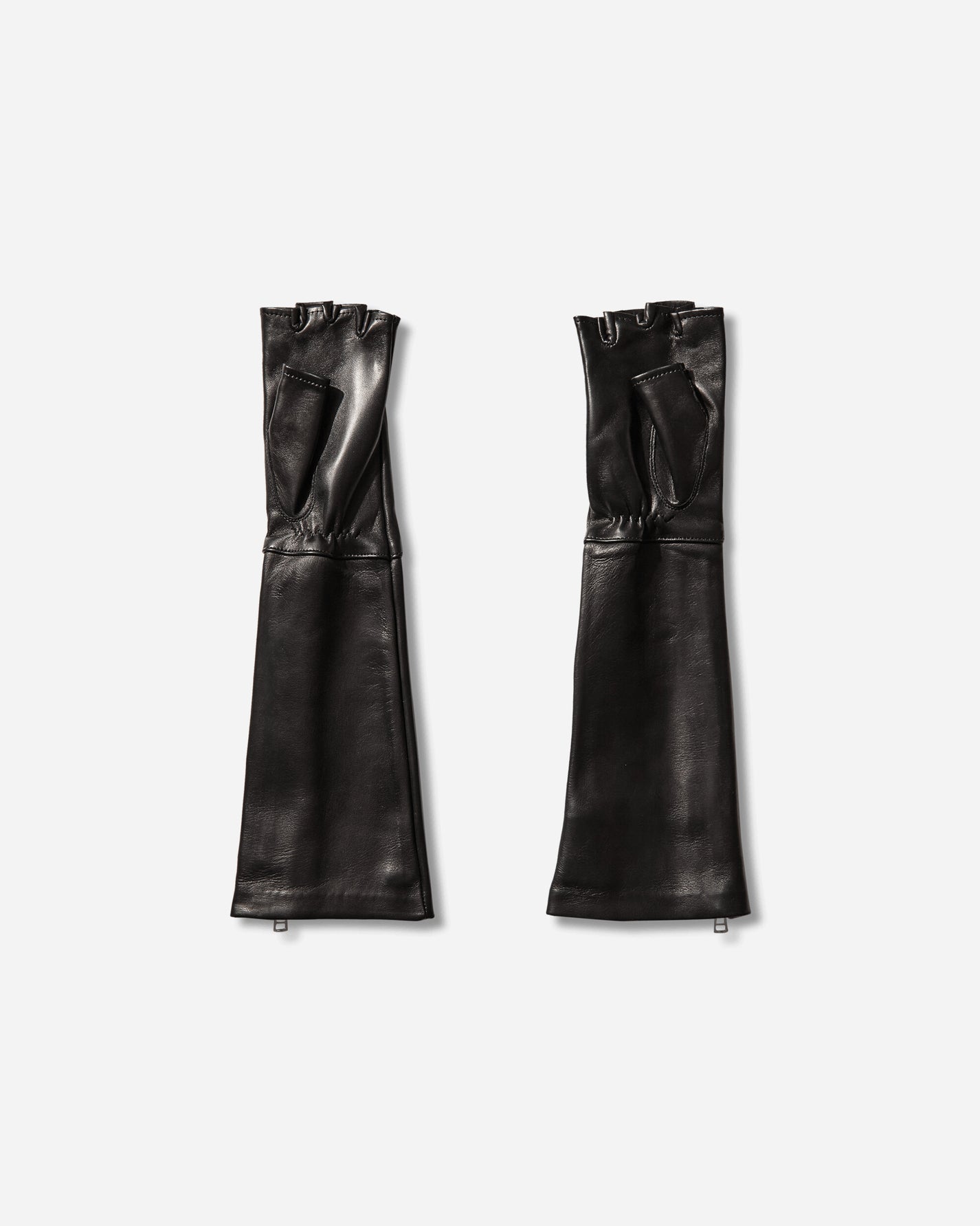Our Legacy Wmns Zipped Dining Glove Black Nappa Gloves and Scarves Gloves A2268ZBL 001