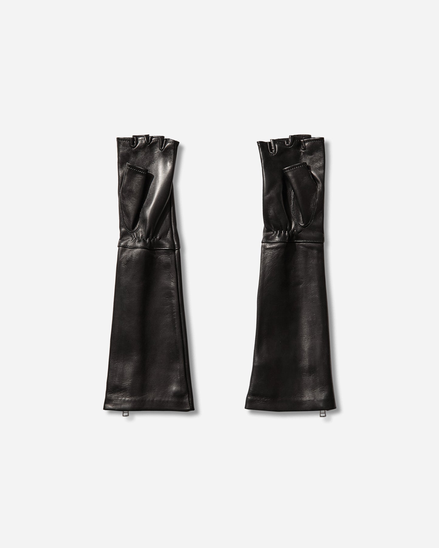 Our Legacy Wmns Zipped Dining Glove Black Nappa Gloves and Scarves Gloves A2268ZBL 001