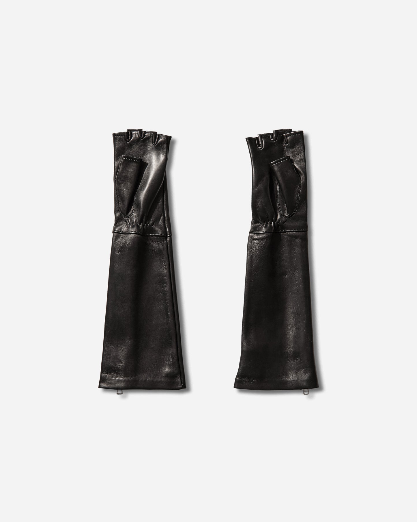 Our Legacy Wmns Zipped Dining Glove Black Nappa Gloves and Scarves Gloves A2268ZBL 001