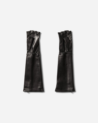 Our Legacy Wmns Zipped Dining Glove Black Nappa Gloves and Scarves Gloves A2268ZBL 001