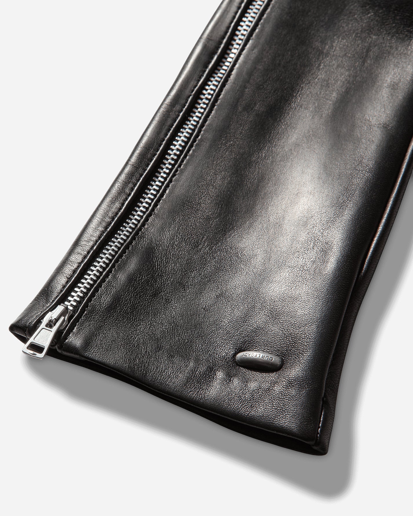 Our Legacy Wmns Zipped Dining Glove Black Nappa Gloves and Scarves Gloves A2268ZBL 001