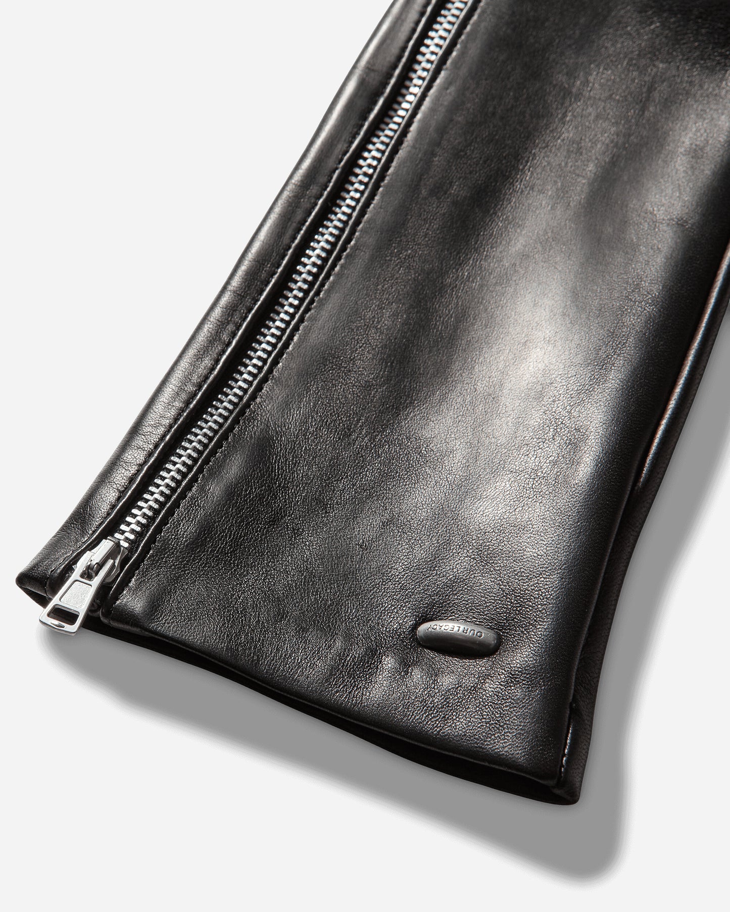 Our Legacy Wmns Zipped Dining Glove Black Nappa Gloves and Scarves Gloves A2268ZBL 001