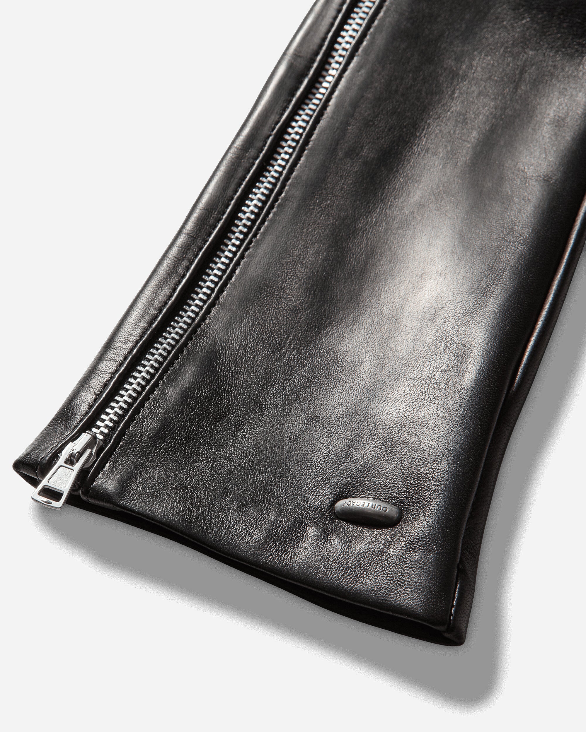 Our Legacy Wmns Zipped Dining Glove Black Nappa Gloves and Scarves Gloves A2268ZBL 001