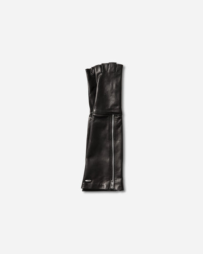 Our Legacy Wmns Zipped Dining Glove Black Nappa Gloves and Scarves Gloves A2268ZBL 001