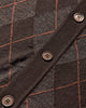 Our Legacy Evening Polo Pub Argyle Fine Wool Knitwears Cardigans M4253EP 001