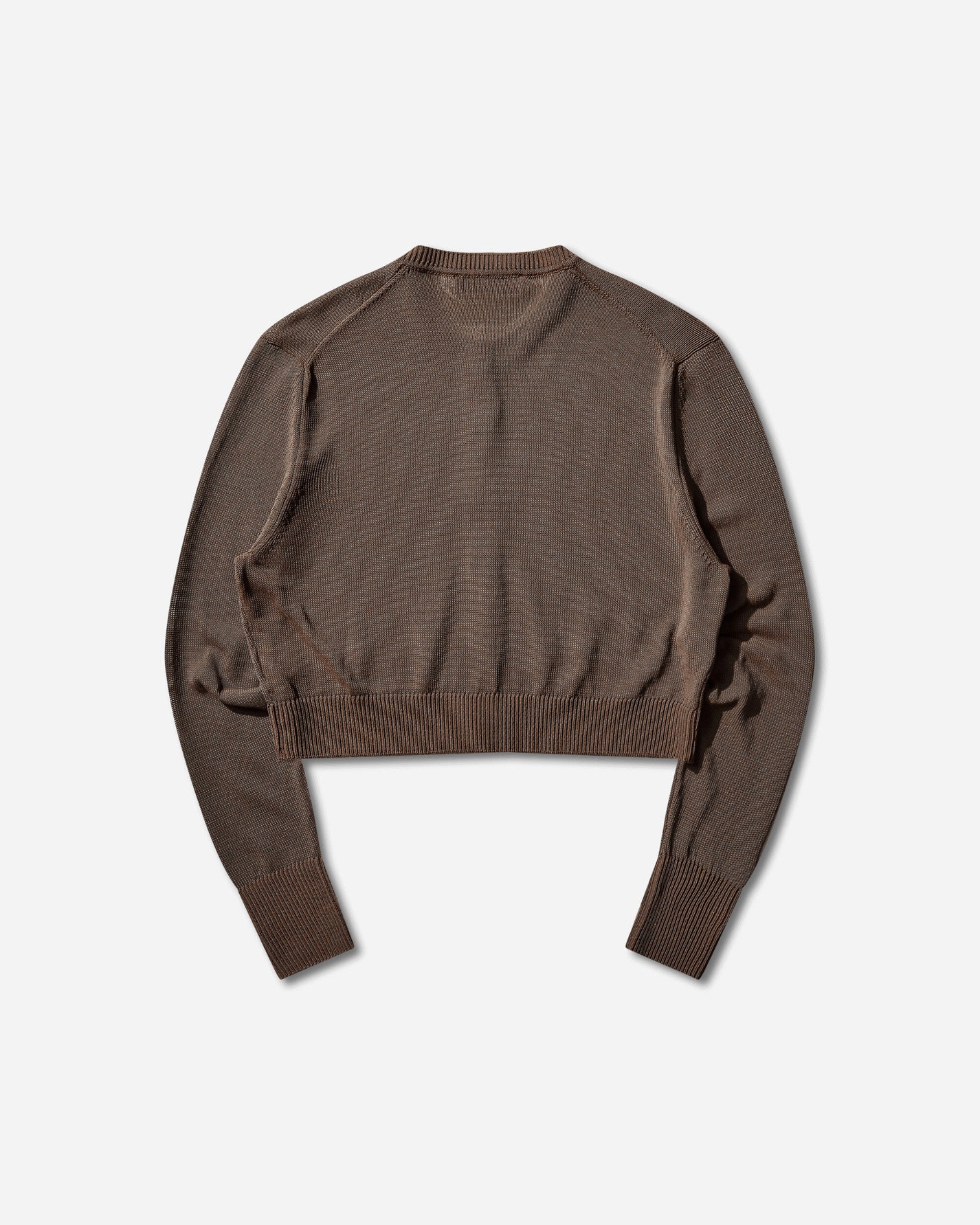 Our Legacy Wmns Micro Cardigan Cangiante Copper Tech Cotton Knitwears Cardigans W2263MC 001