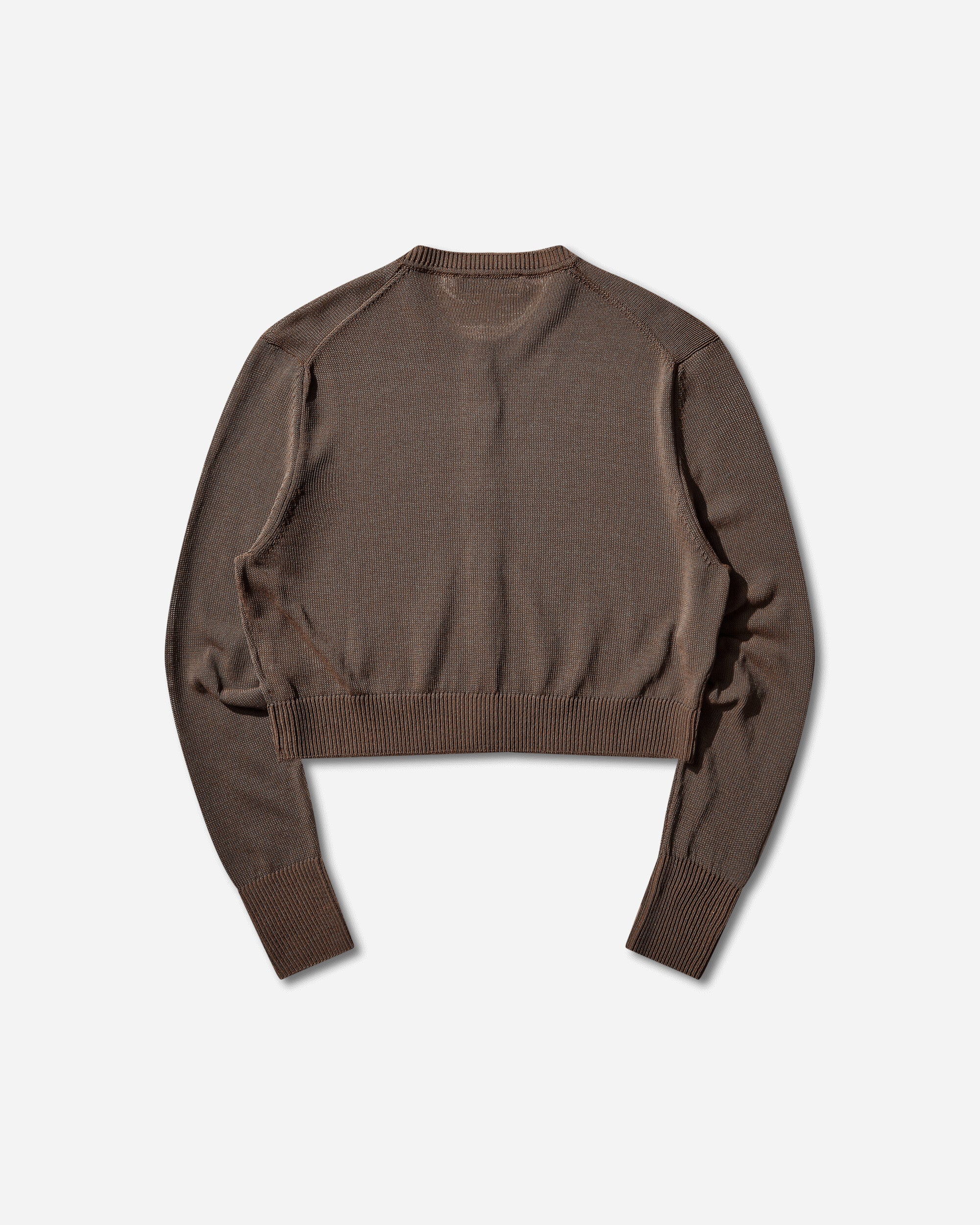 Our Legacy Wmns Micro Cardigan Cangiante Copper Tech Cotton Knitwears Cardigans W2263MC 001