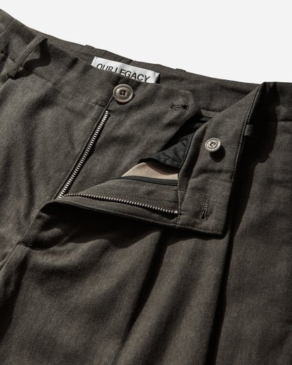 Our Legacy Bridge Chino Antique Mudd Coated Sateen Pants Chinos M2264BAM 001