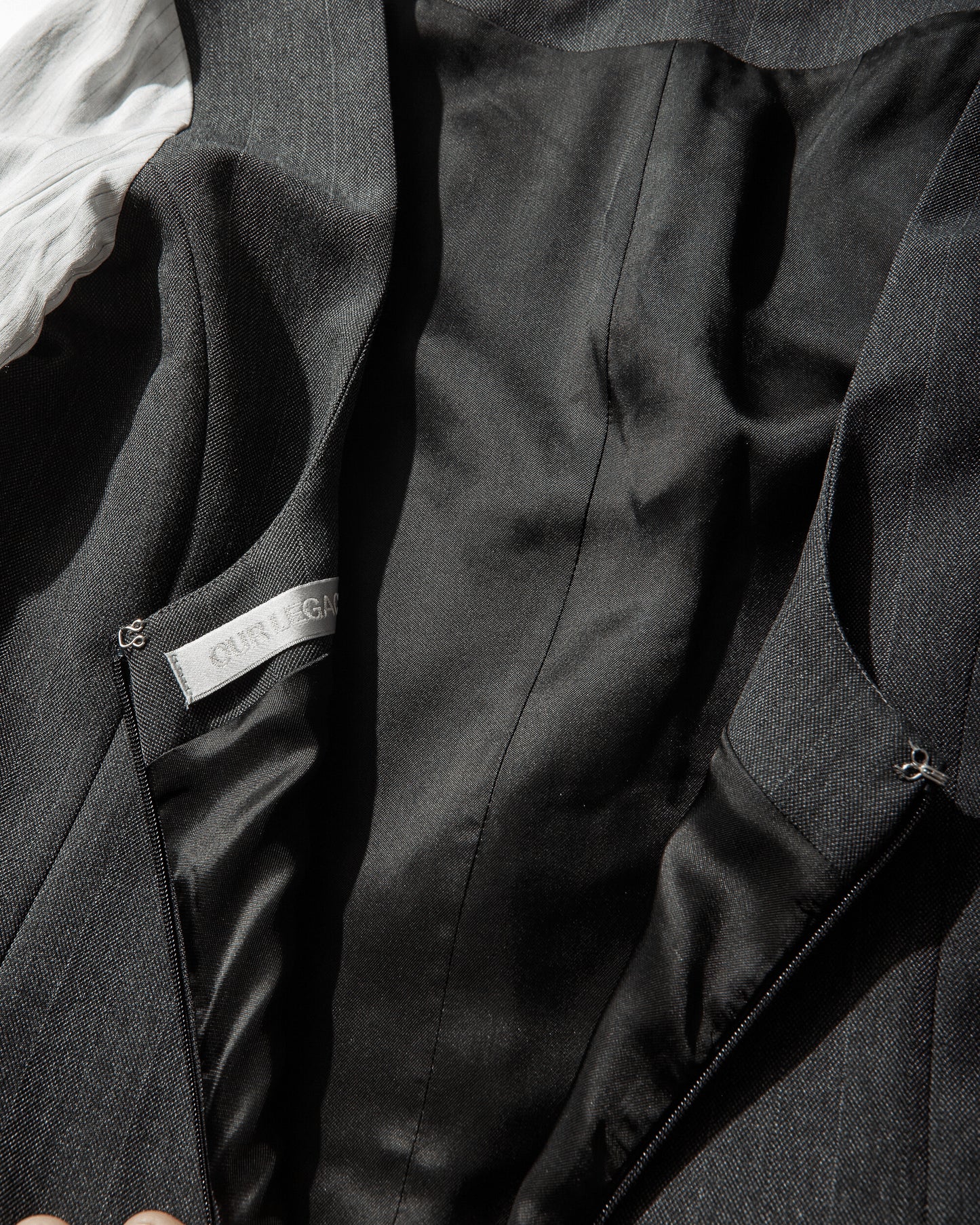 Our Legacy Wmns Firm Dress Shark Pinstripe Herringbone Dresses Dress Mid W2267FSP 001