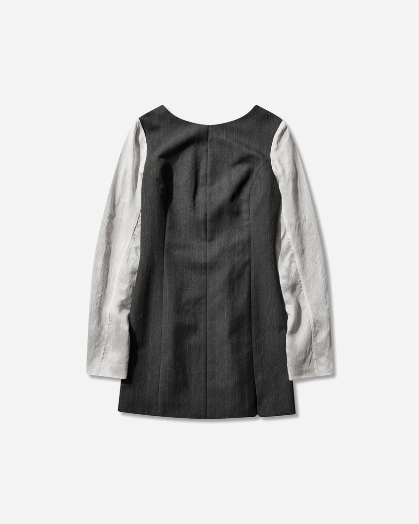 Our Legacy Wmns Firm Dress Shark Pinstripe Herringbone Dresses Dress Mid W2267FSP 001