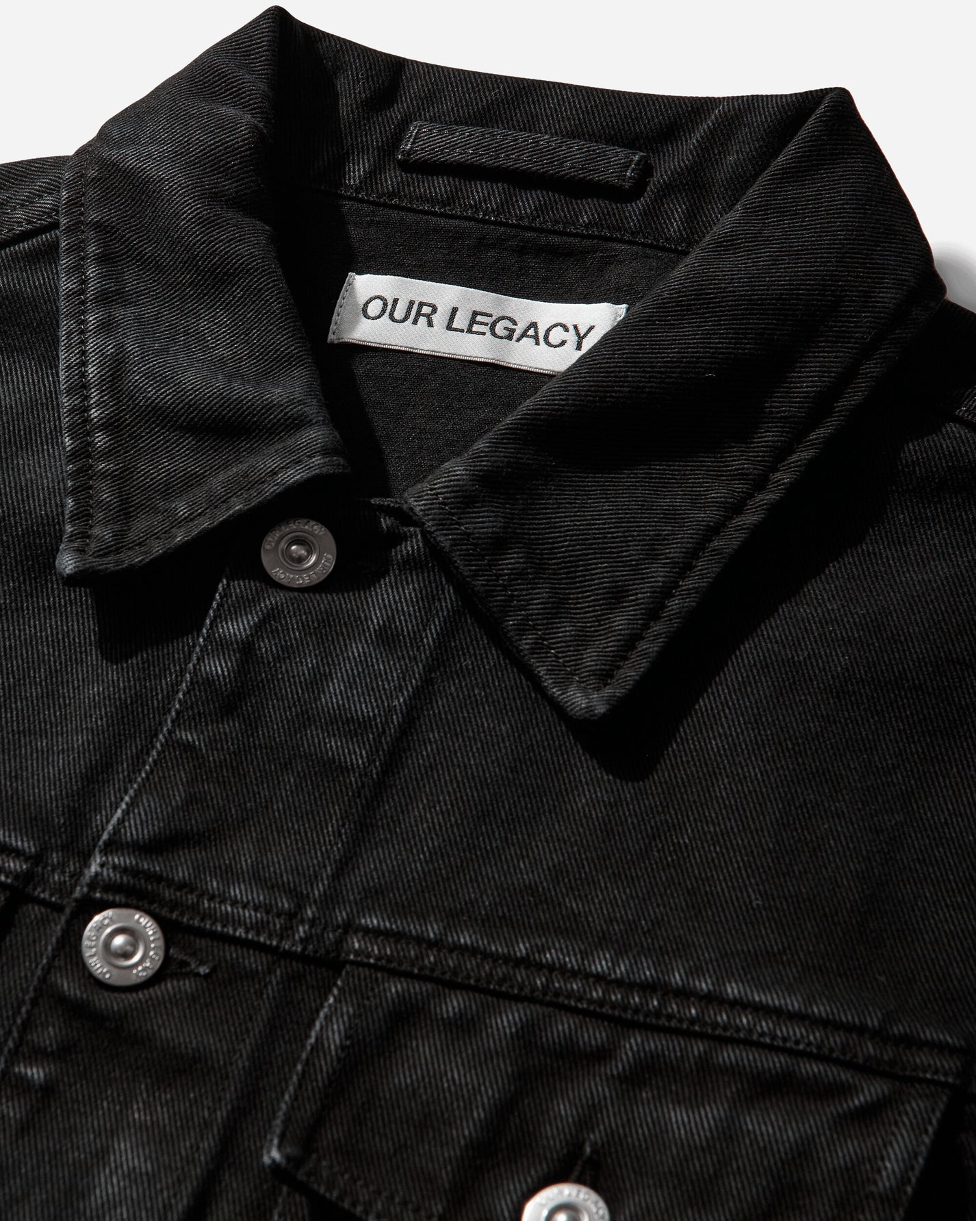 Our Legacy Origin Jacket Overdyed Highway Black Coats and Jackets Jackets M2265OH 001