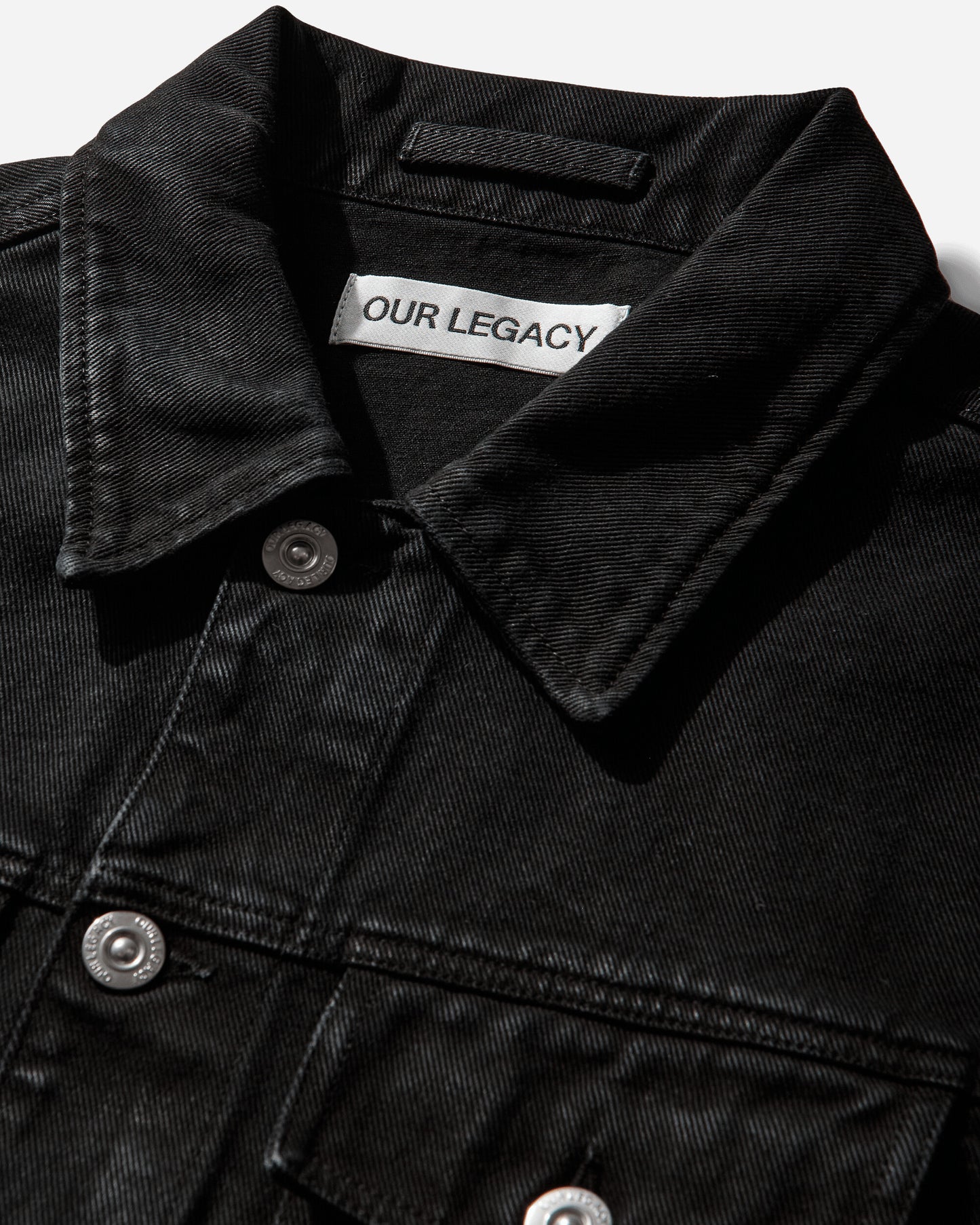 Our Legacy Origin Jacket Overdyed Highway Black Coats and Jackets Jackets M2265OH 001