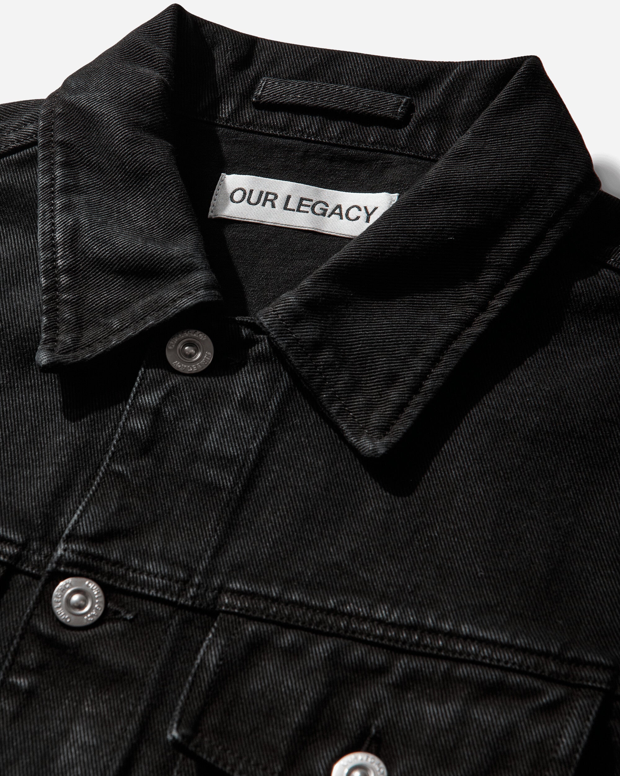 Our Legacy Origin Jacket Overdyed Highway Black Coats and Jackets Jackets M2265OH 001