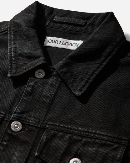Our Legacy Origin Jacket Overdyed Highway Black Coats and Jackets Jackets M2265OH 001