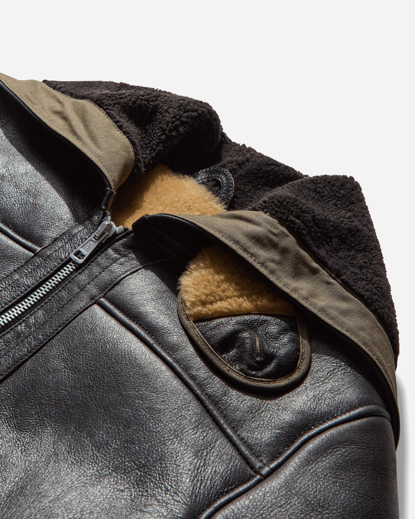 Our Legacy Wmns Blizzard Jacket Natural Aviator Shearling Coats and Jackets Jackets W4259BN 001