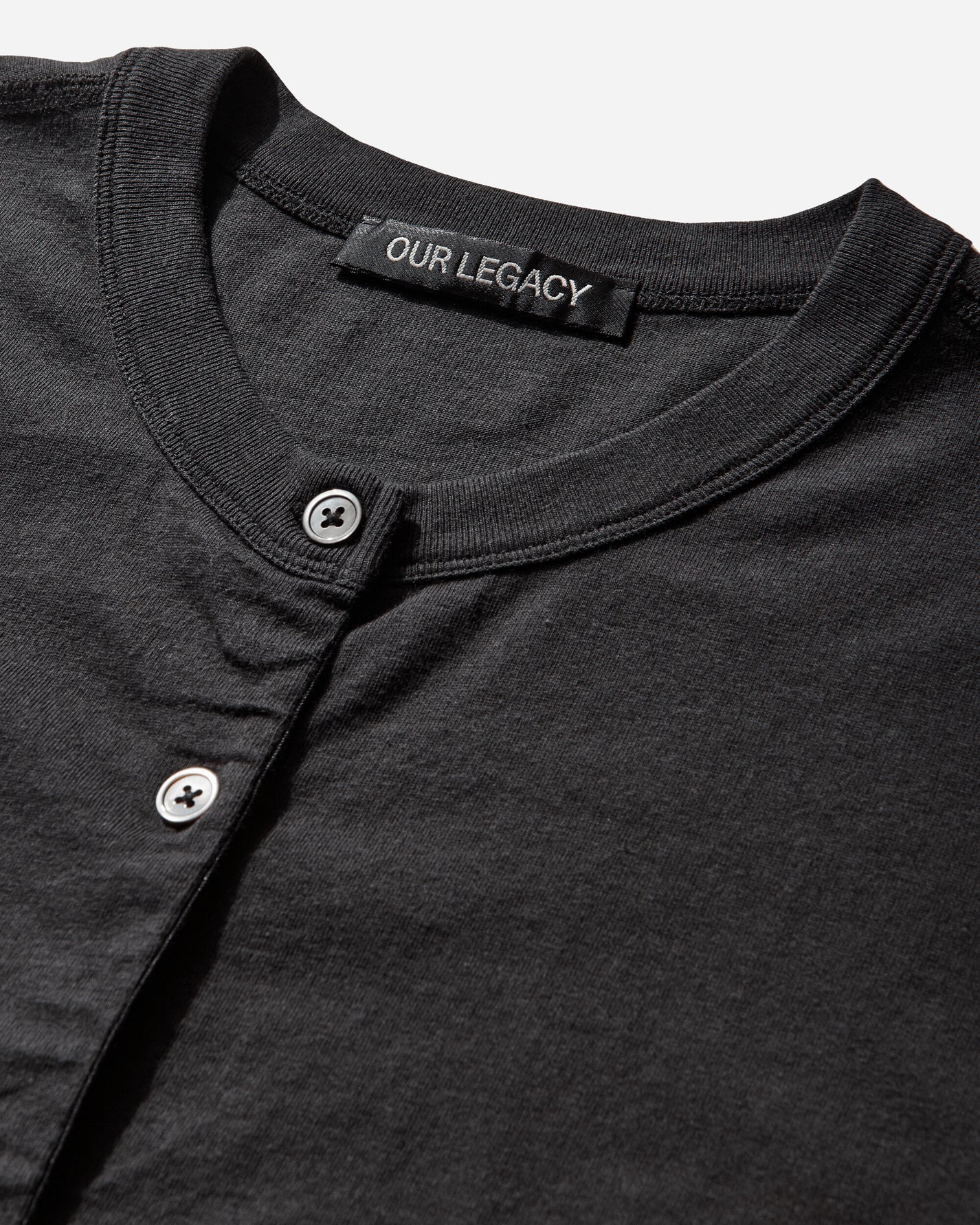 Our Legacy Wmns Heat Longsleeve Washed Black Legacy Jersey T-Shirts Longsleeve W2266HW 001