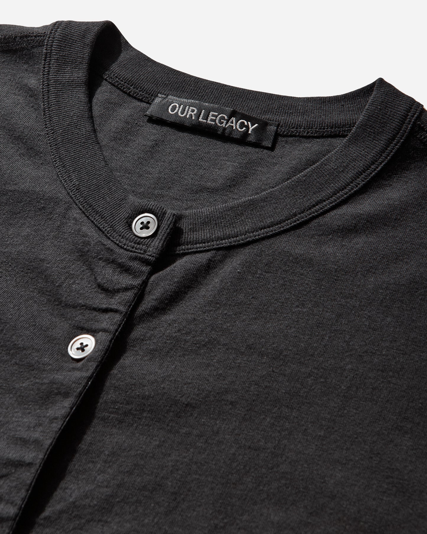 Our Legacy Wmns Heat Longsleeve Washed Black Legacy Jersey T-Shirts Longsleeve W2266HW 001