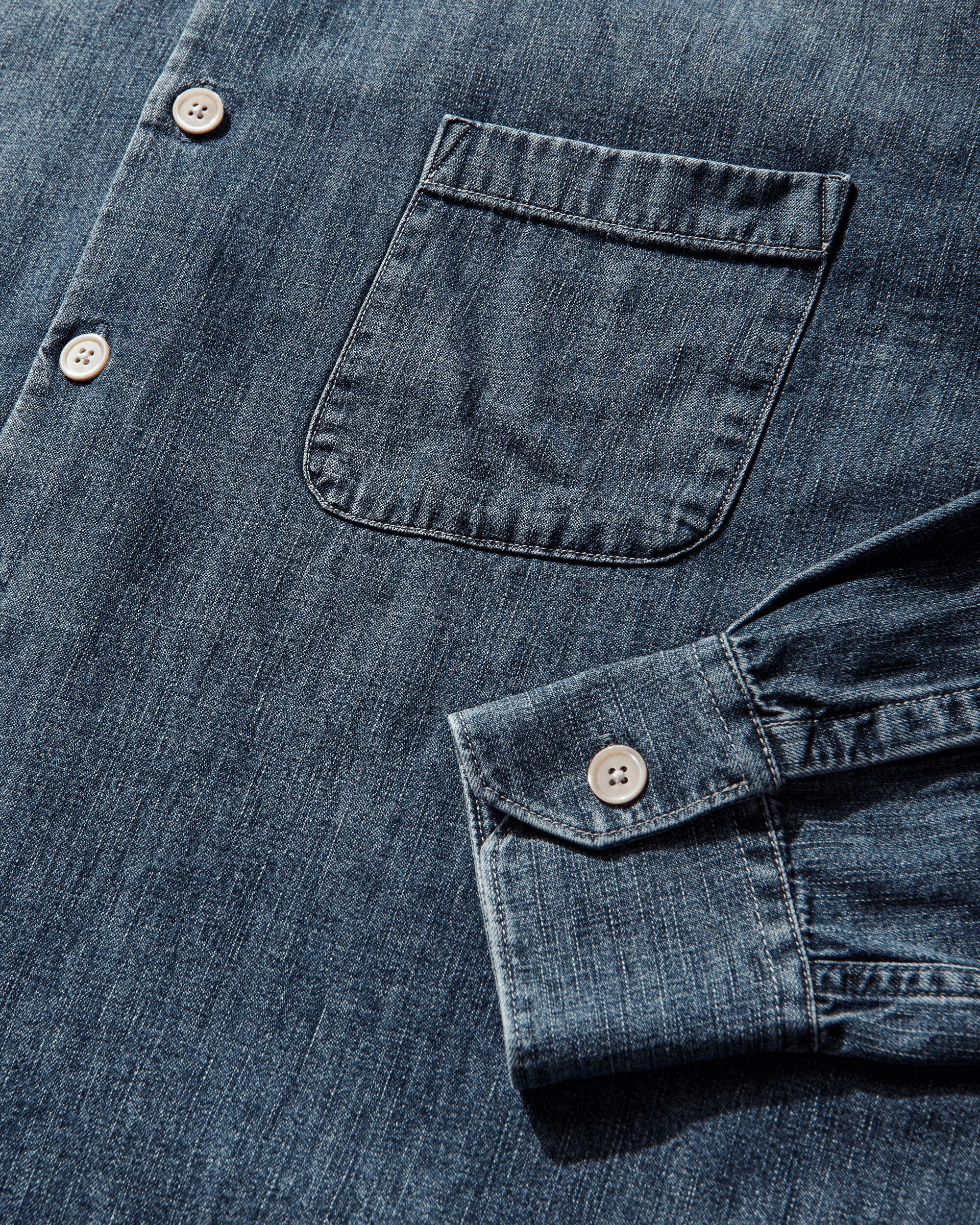 Our Legacy Above Shirt Whatever Wash Shirts Longsleeve Shirt M2262AW 001