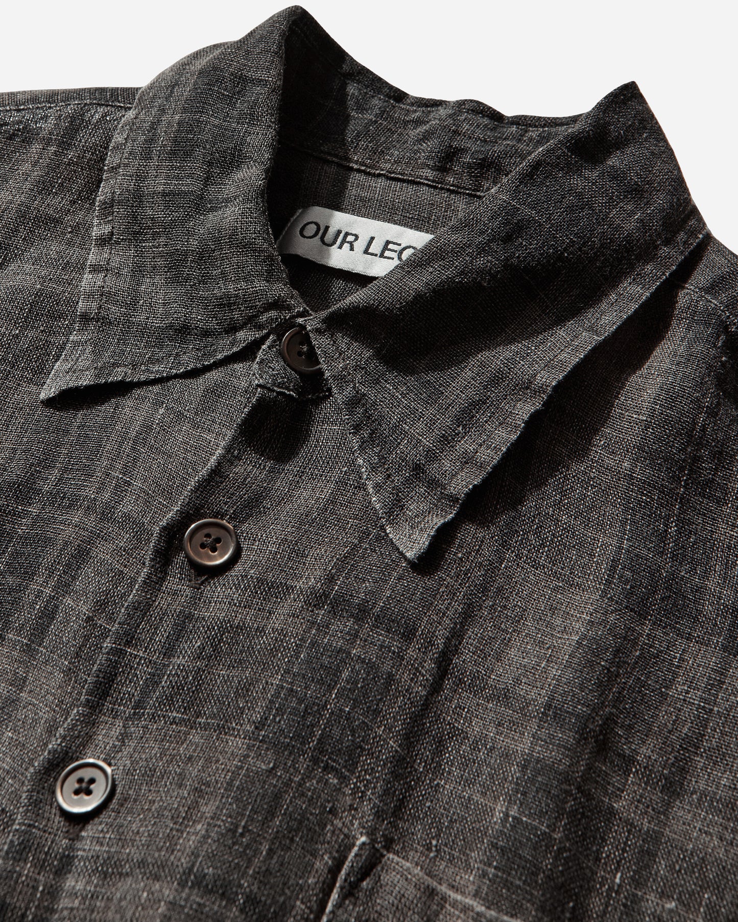 Our Legacy Above Shirt Penumbra Check Sheercoat Linen Shirts Longsleeve Shirt M2262AP 001