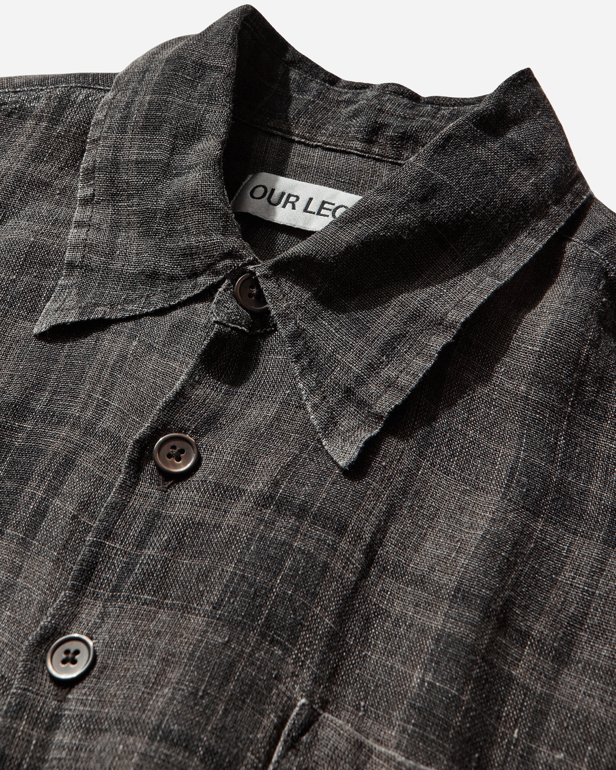 Our Legacy Above Shirt Penumbra Check Sheercoat Linen Shirts Longsleeve Shirt M2262AP 001