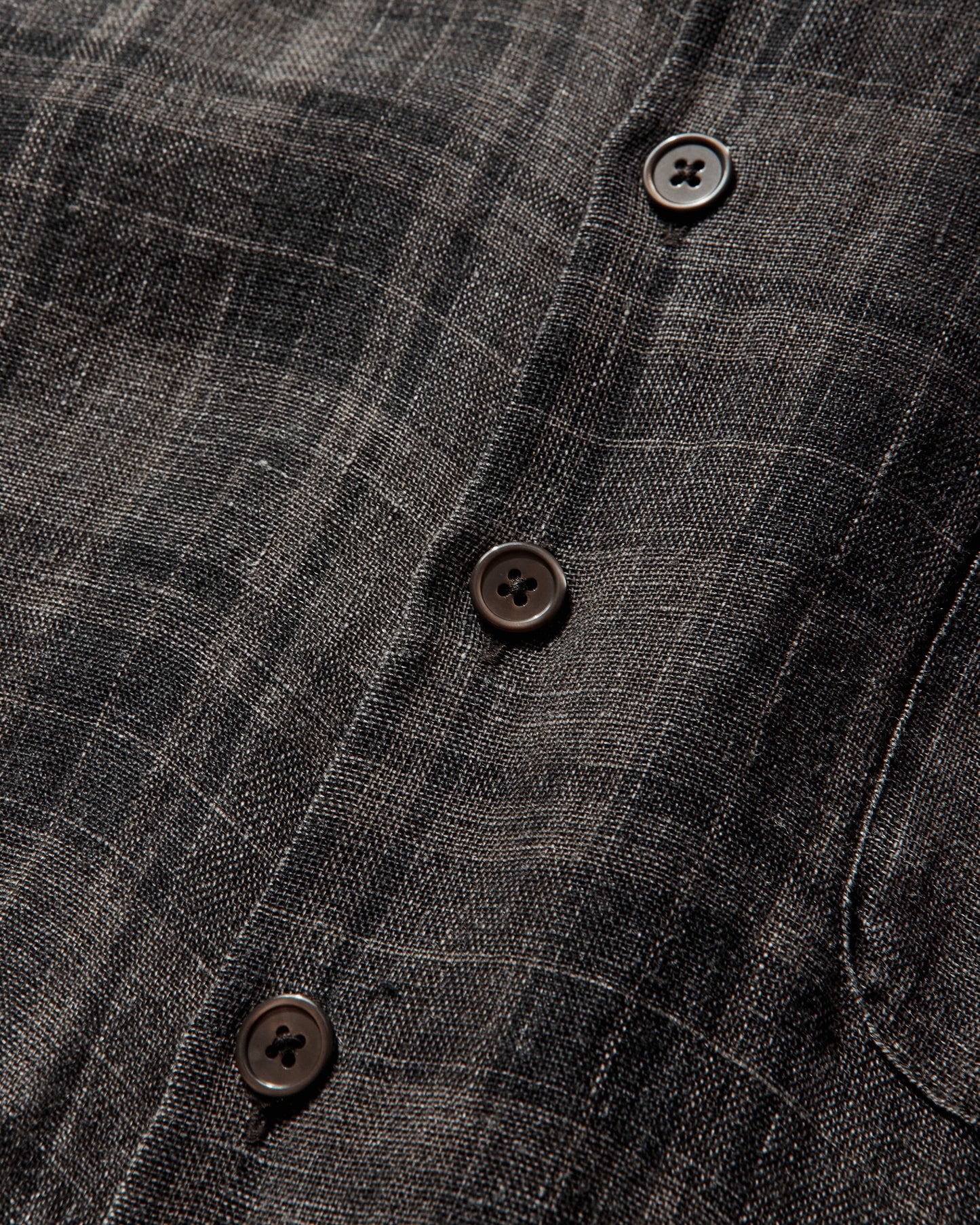 Our Legacy Above Shirt Penumbra Check Sheercoat Linen Shirts Longsleeve Shirt M2262AP 001