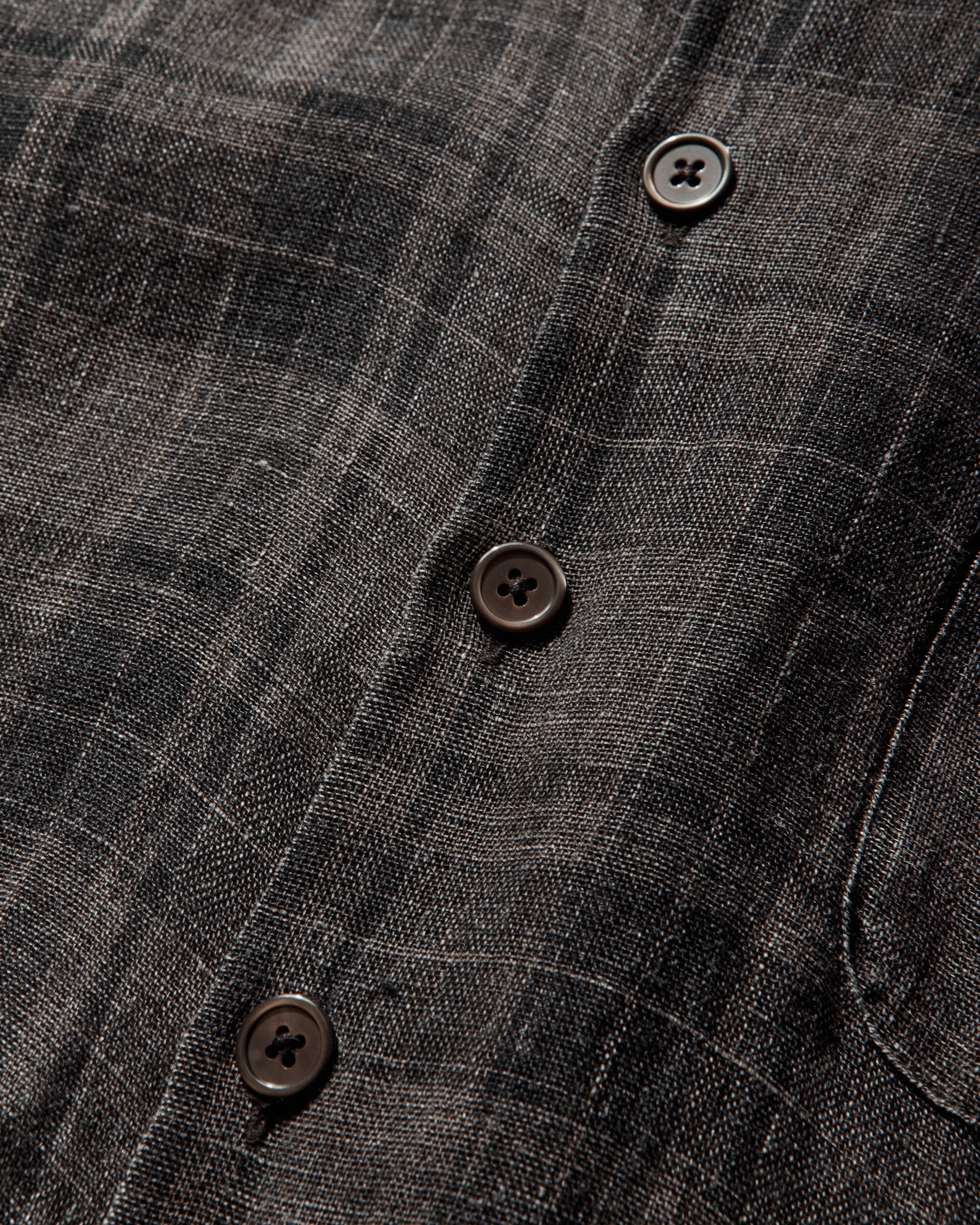 Our Legacy Above Shirt Penumbra Check Sheercoat Linen Shirts Longsleeve Shirt M2262AP 001