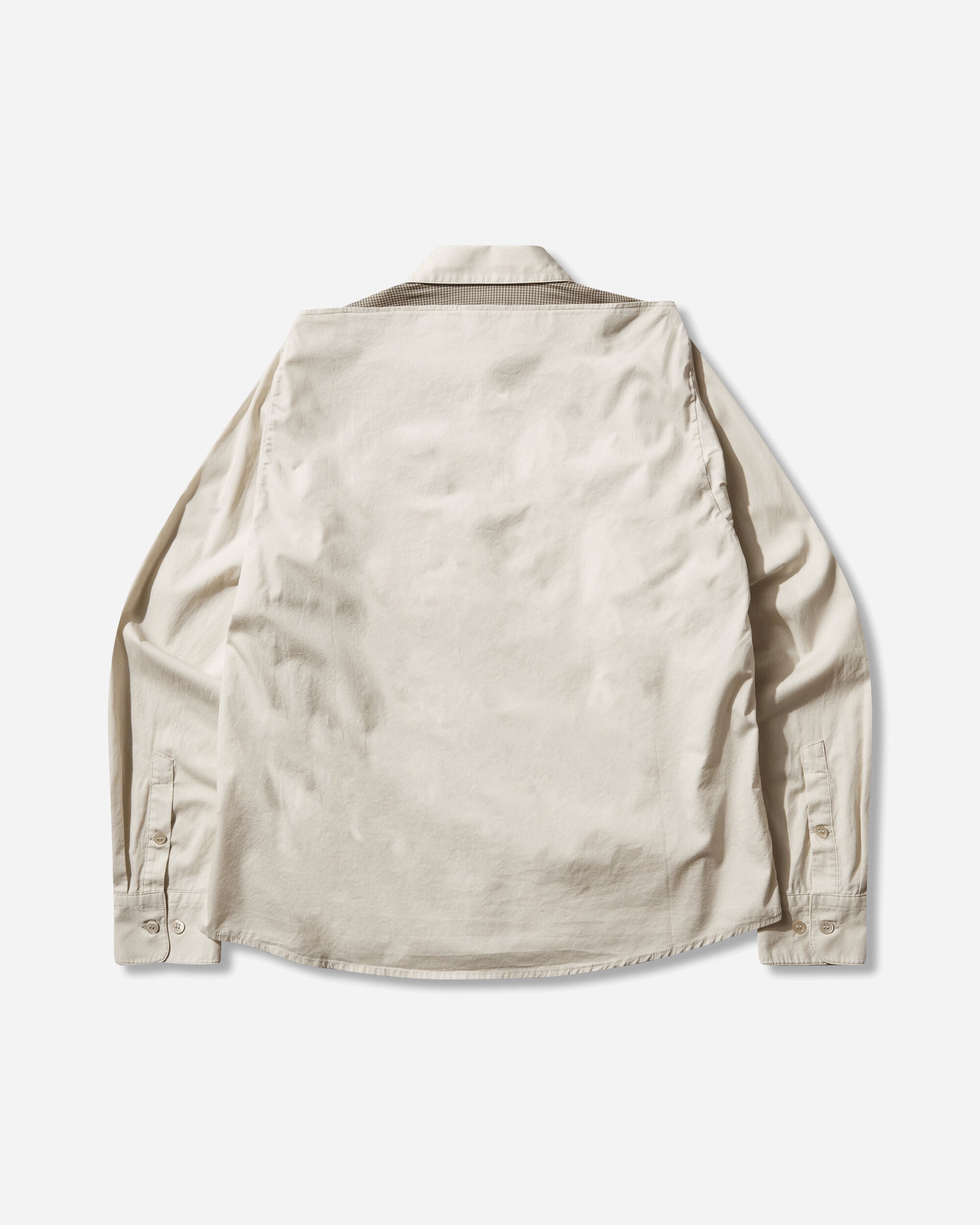 Our Legacy Wmns Slip Shirt Eggshell Plainview Cotton Shirts Longsleeve Shirt W2262SEF 001