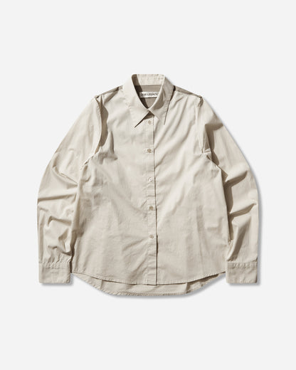 Our Legacy Wmns Slip Shirt Eggshell Plainview Cotton Shirts Longsleeve Shirt W2262SEF 001