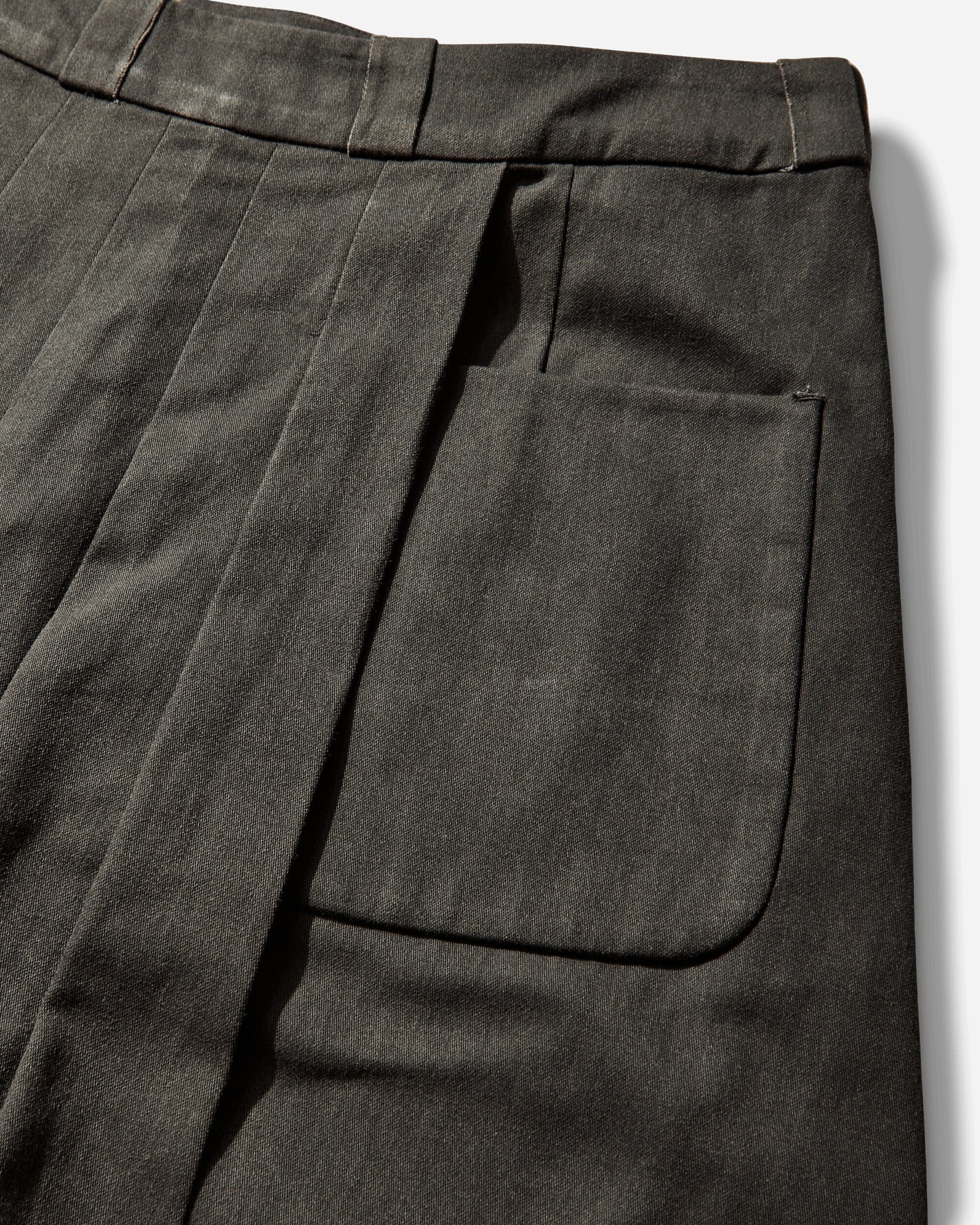 Our Legacy Wmns Origami Skirt Antique Mudd Coated Sateen Skirts Midi W2264OAM 001