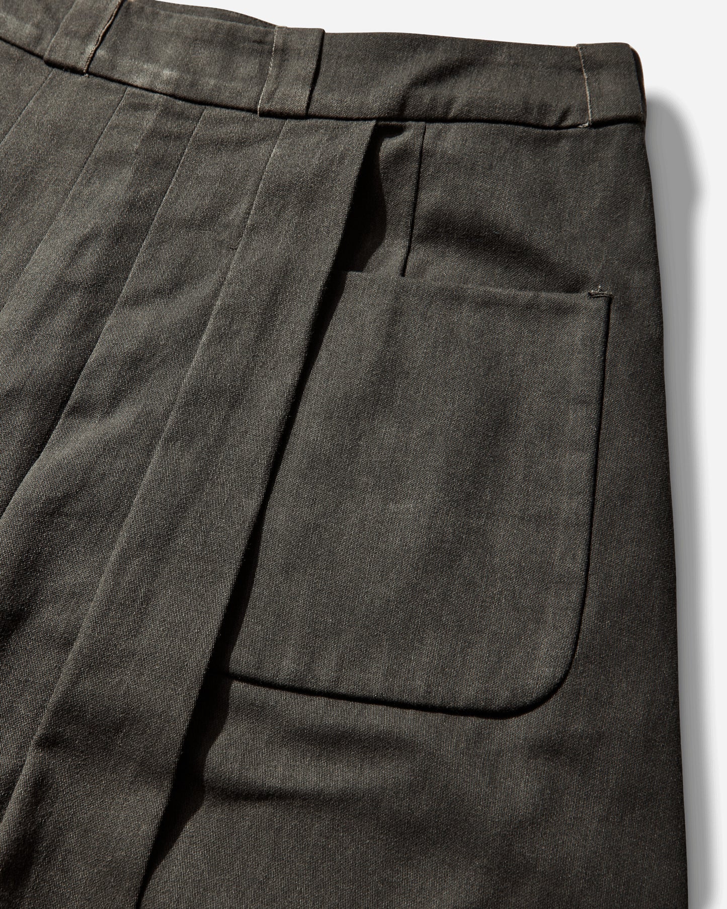 Our Legacy Wmns Origami Skirt Antique Mudd Coated Sateen Skirts Midi W2264OAM 001