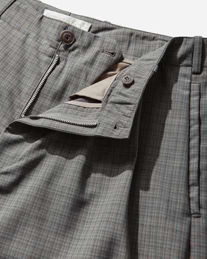 Our Legacy Ponte Shorts Frosted Moss Check Nexwool Shorts Short M2264PFM 001