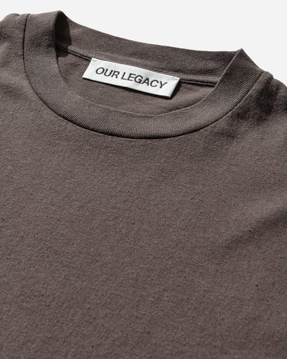 Our Legacy Box T-Shirt Worn Brown Legacy Jersey T-Shirts Shortsleeve M2266BWB 001
