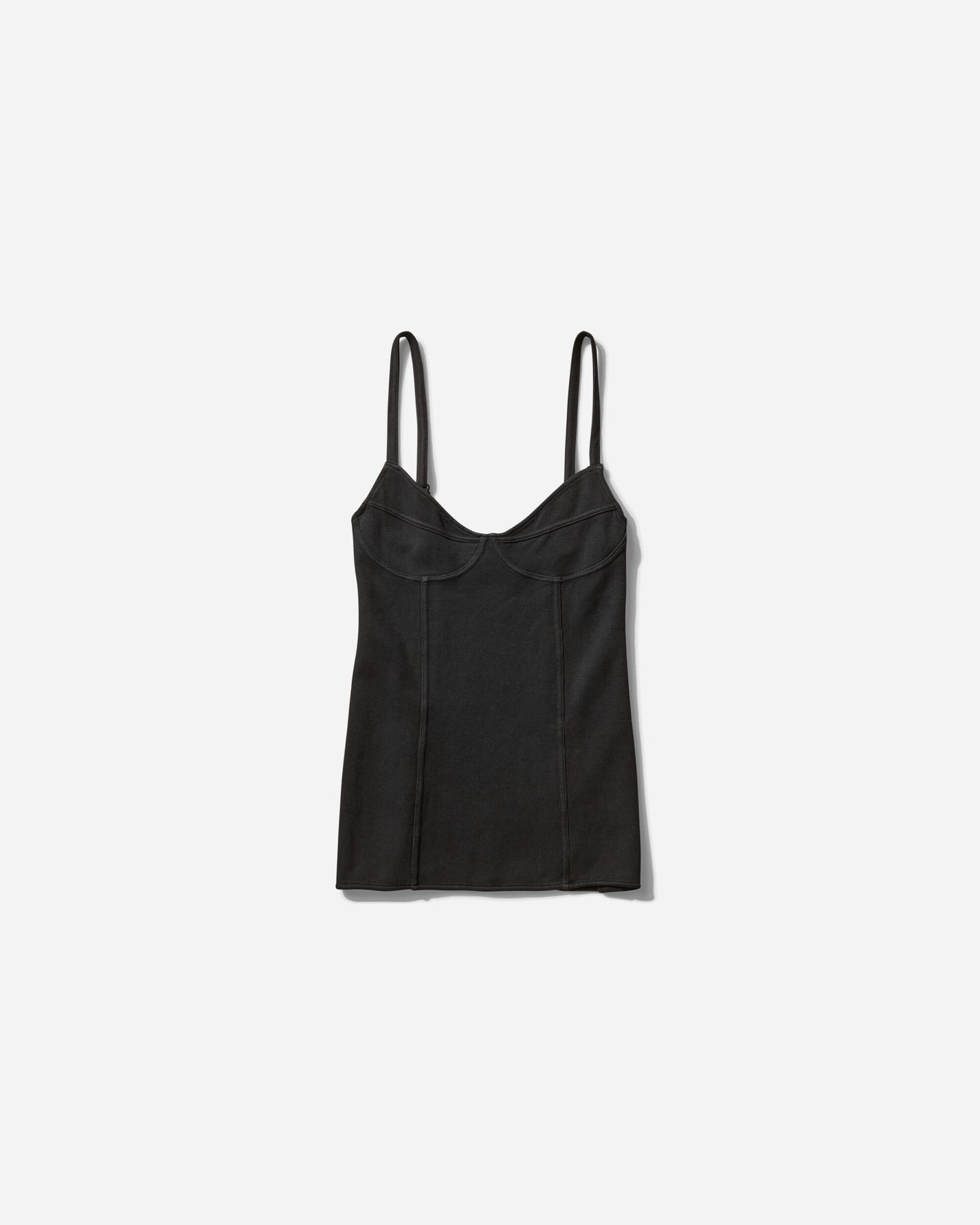 Our Legacy Wmns Cami Tank Washed Black T-Shirts Shortsleeve W2256CW 001