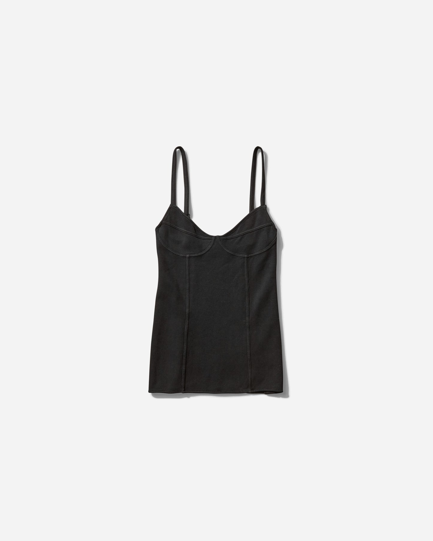 Our Legacy Wmns Cami Tank Washed Black T-Shirts Shortsleeve W2256CW 001