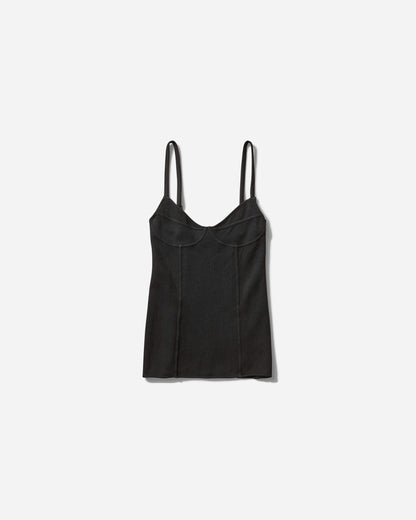 Our Legacy Wmns Cami Tank Washed Black T-Shirts Shortsleeve W2256CW 001