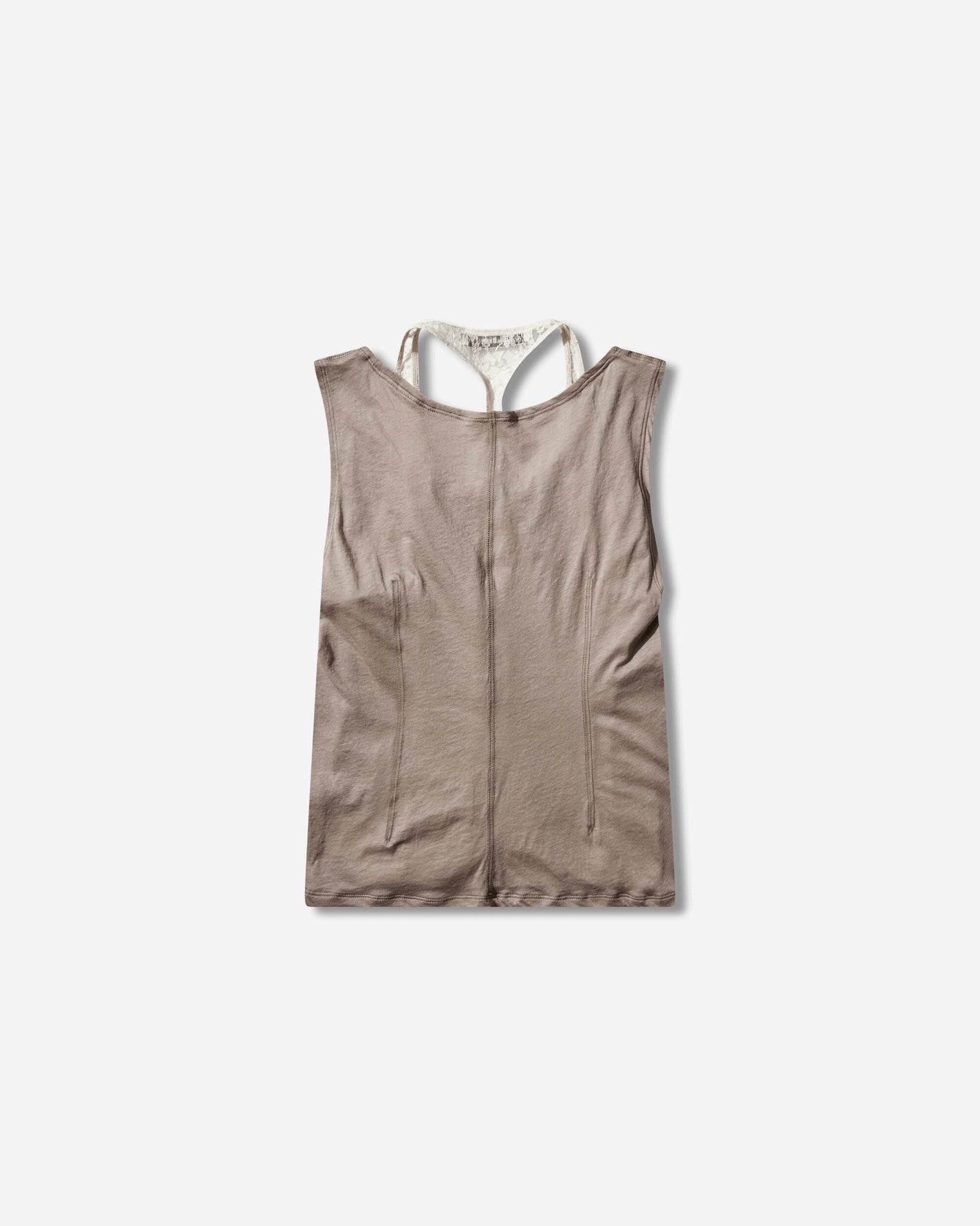 Our Legacy Wmns Swim Tank Velvet Sand Airveil Cotton T-Shirts Top W2266SV 001